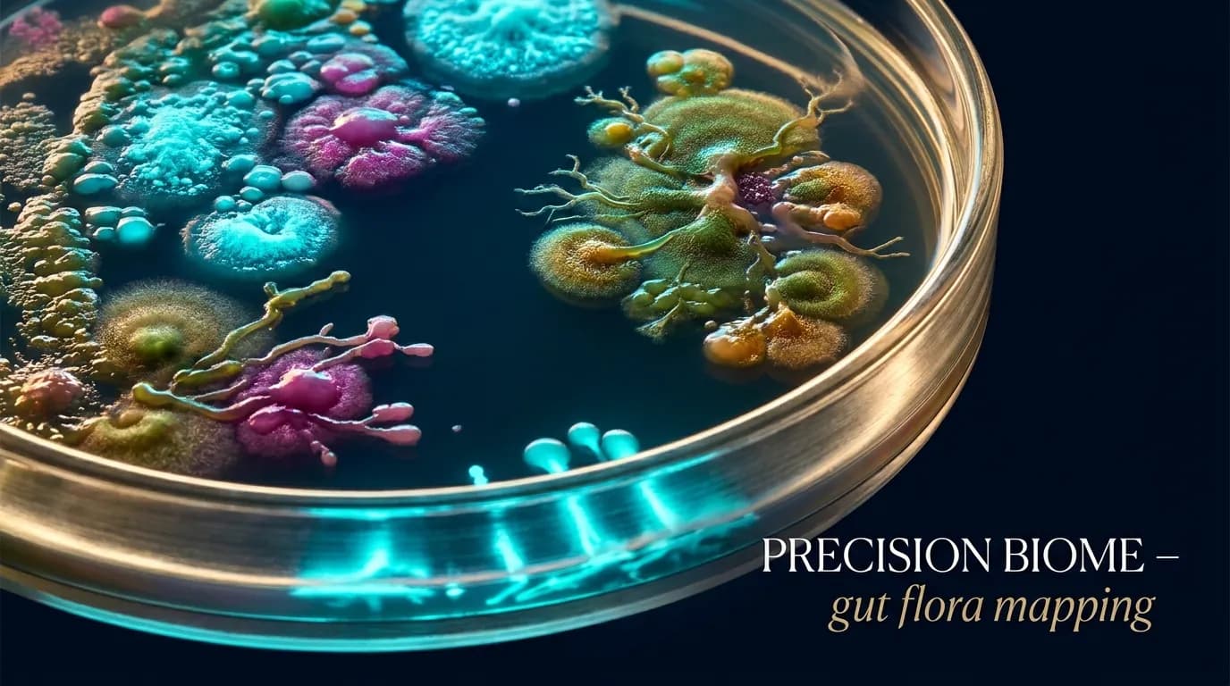 Gut microbiome — microscopic flora